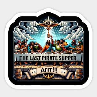 The Last Pirate Supper Sticker